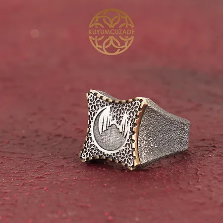 Hilal & Camii Siluet Silver Ring