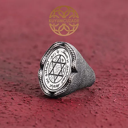 Kumlamalı Mühr-ü Süleyman Silver Ring