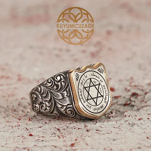 Süleyman Mührü İsmi Azam Silver Ring