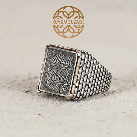 Kale Design Hattat Silver Ring