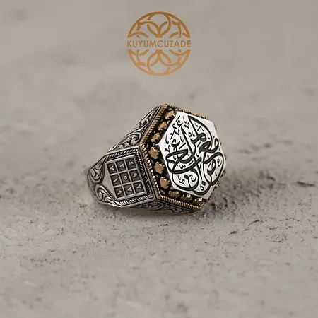 Winter Sevdiğiyle Beraberdir Engraved Silver Ring
