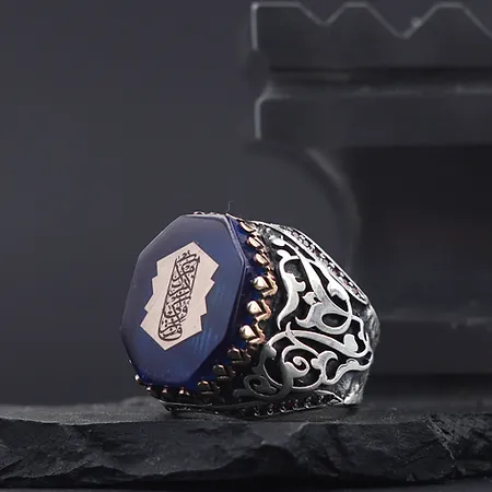 Ivy Patterned Silver Ring