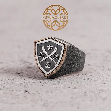 Kumlamalı Zülfikar Silver Ring