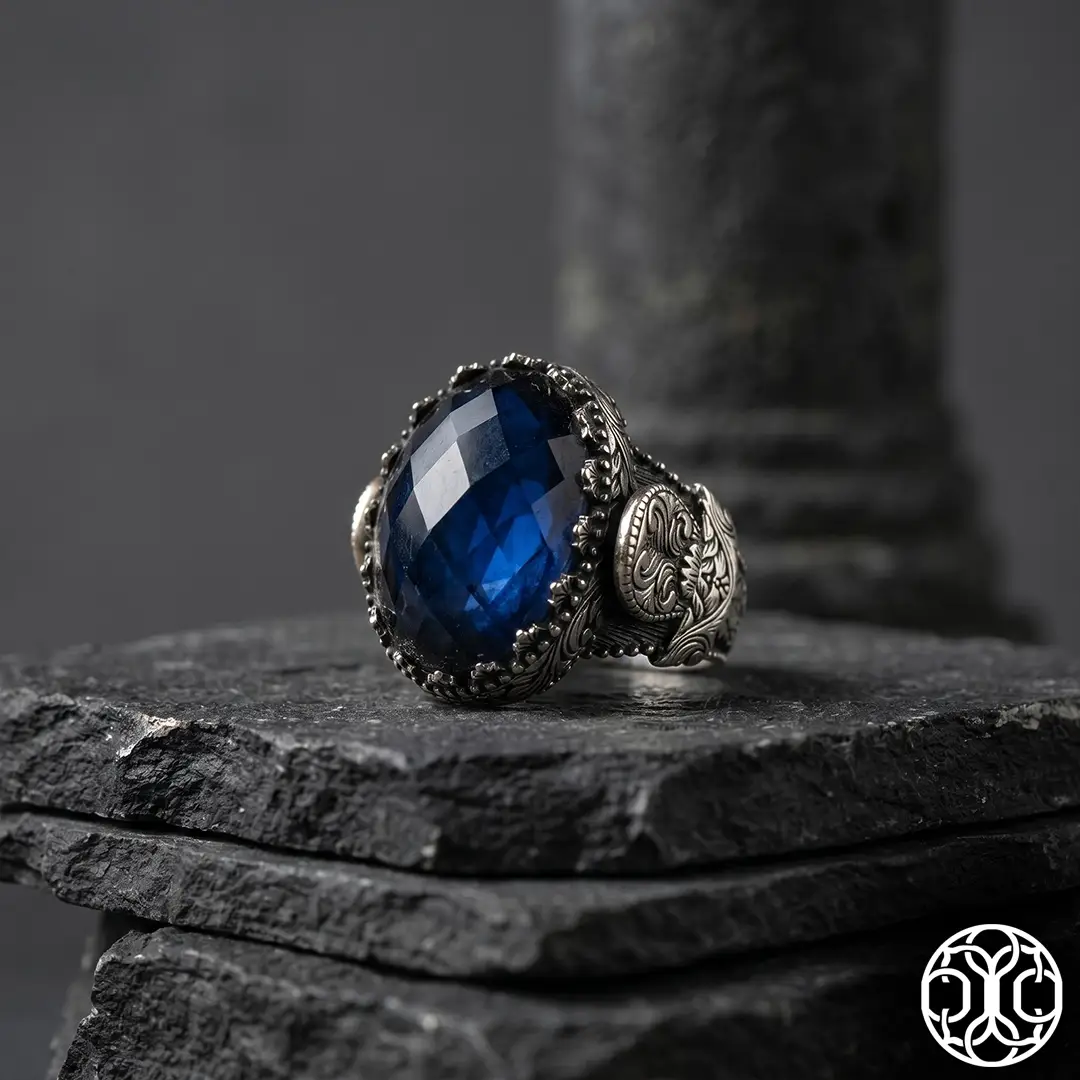 His Engraved Silver Ring