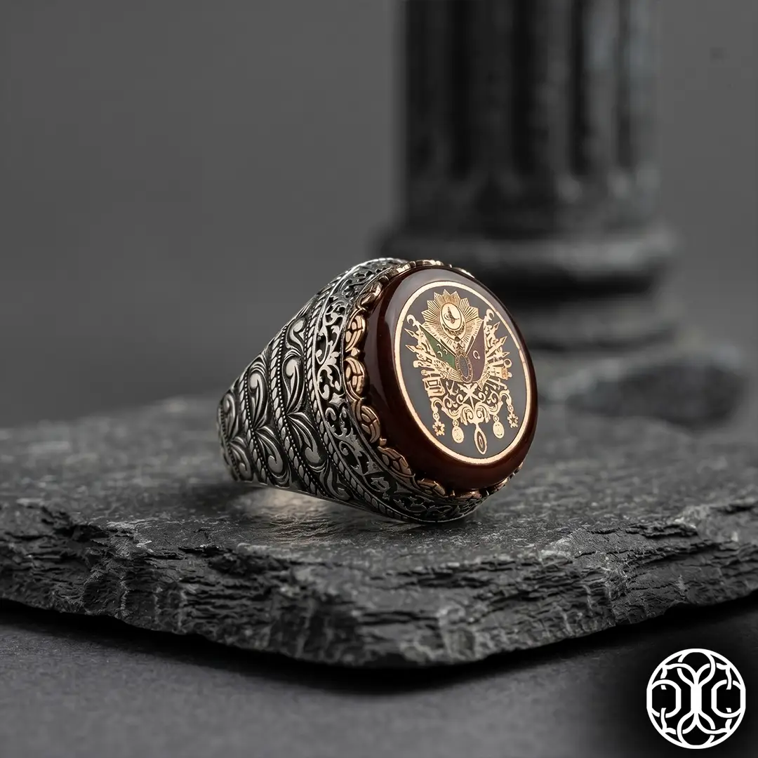 Ottoman Crested Silver Ring