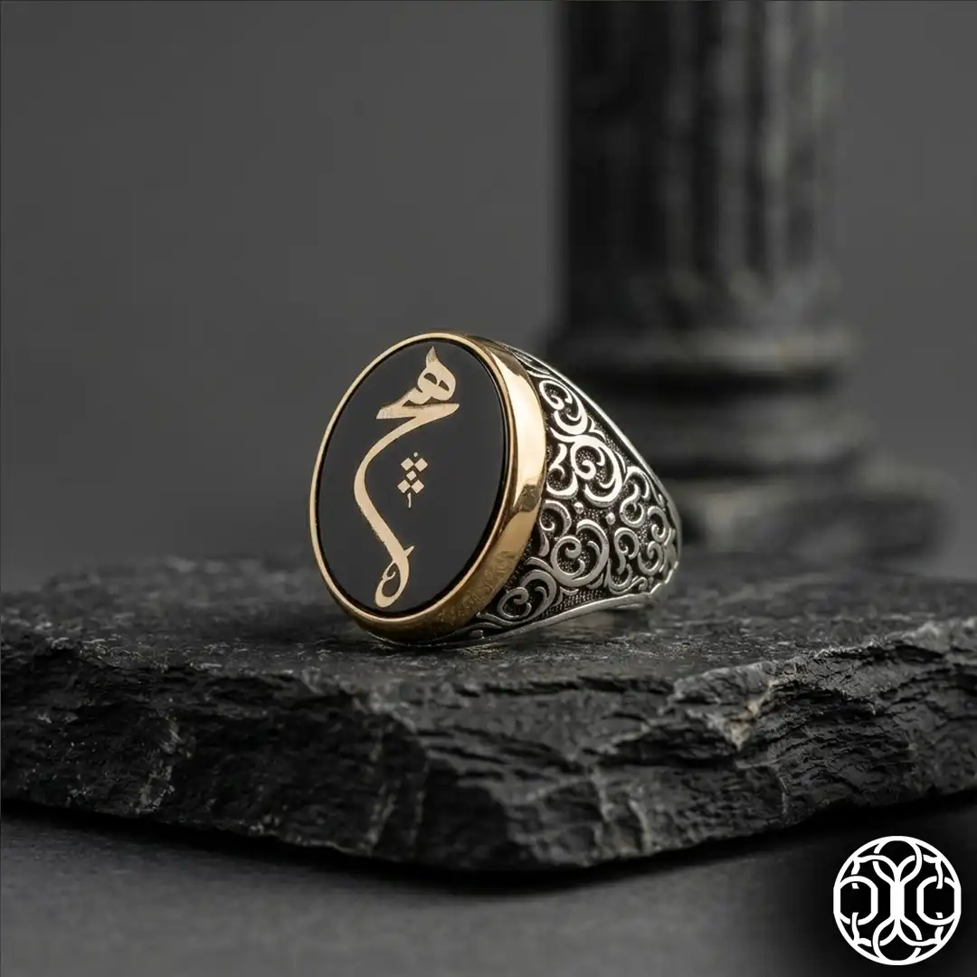 Engraved Silver Ring